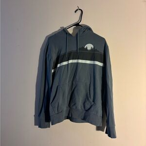 Sonoma Blue Hoodie with Nature Graphic